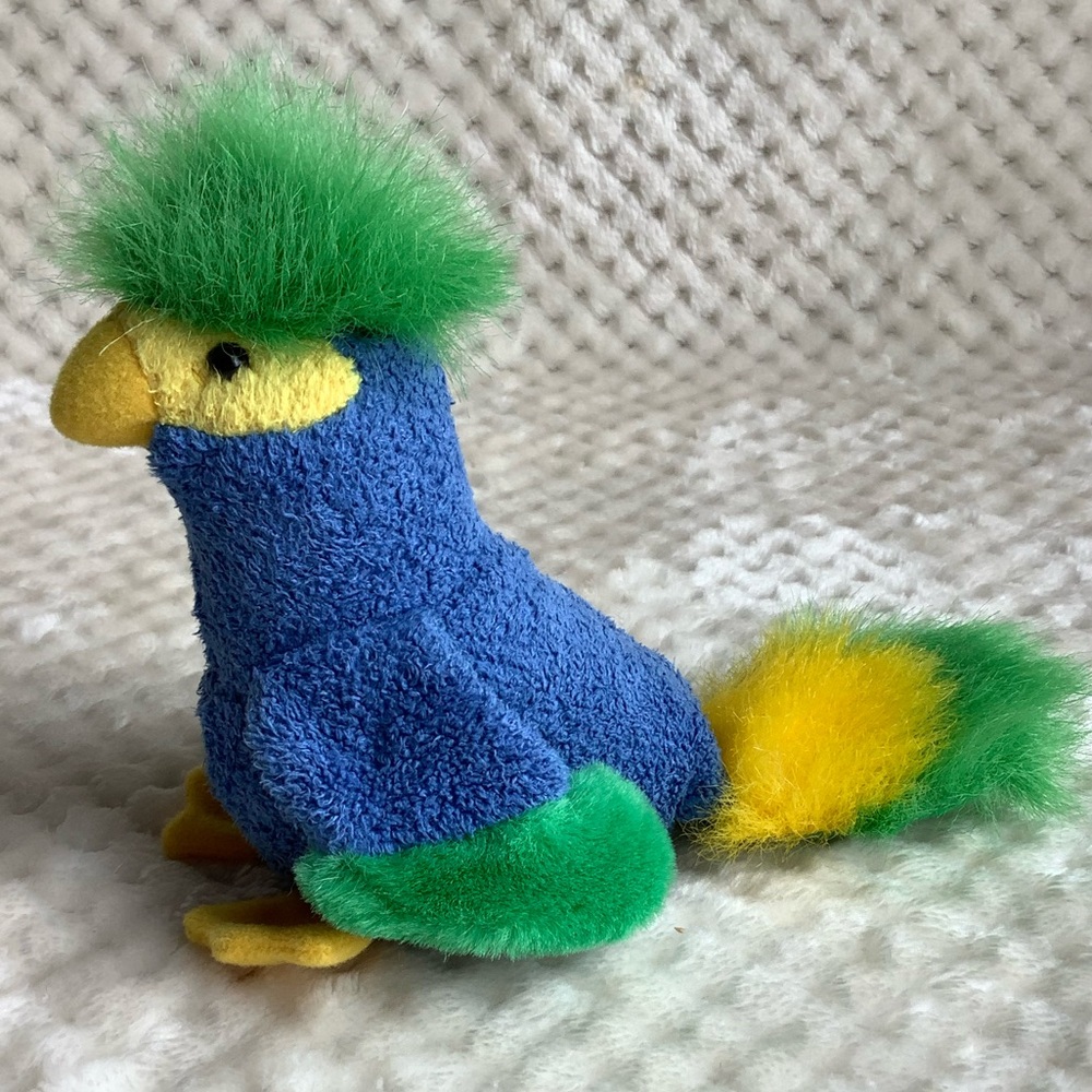 Russ Berrie and Co Luv Pets Plush Birdie Parrot Bird Stuffed Animal Toy 🦜